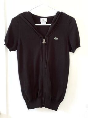 Lacoste Short Sleeve Sweater Top